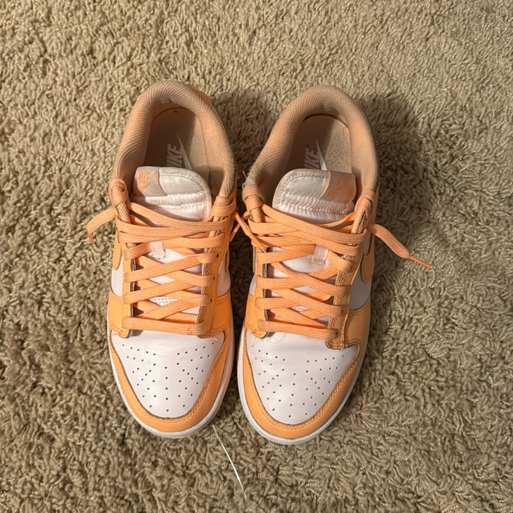 Nike Women's Sneakers - Orange and White